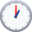 CLOCK FACE ONE OCLOCK emoji in Facebook's design style - Unicode 1F550