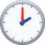 CLOCK FACE TWO OCLOCK emoji in Facebook's design style - Unicode 1F551