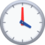 CLOCK FACE FOUR OCLOCK emoji in Facebook's design style - Unicode 1F553