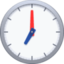 CLOCK FACE SEVEN OCLOCK emoji in Facebook's design style - Unicode 1F556