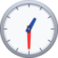 CLOCK FACE ONE-THIRTY emoji in Facebook's design style - Unicode 1F55C