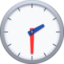 CLOCK FACE TWO-THIRTY emoji in Facebook's design style - Unicode 1F55D