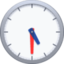 CLOCK FACE FIVE-THIRTY emoji in Facebook's design style - Unicode 1F560