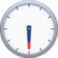 CLOCK FACE SIX-THIRTY emoji in Facebook's design style - Unicode 1F561