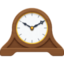 MANTELPIECE CLOCK emoji in Facebook's design style - Unicode 1F570-FE0F