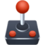 JOYSTICK emoji in Facebook's design style - Unicode 1F579-FE0F