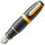 FOUNTAIN PEN emoji in Facebook's design style - Unicode 1F58B-FE0F