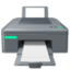 PRINTER emoji in Facebook's design style - Unicode 1F5A8-FE0F