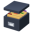 CARD FILE BOX emoji in Facebook's design style - Unicode 1F5C3-FE0F