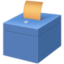 BALLOT BOX WITH BALLOT emoji in Facebook's design style - Unicode 1F5F3-FE0F