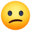 CONFUSED FACE emoji in Facebook's design style - Unicode 1F615