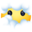 FACE IN CLOUDS emoji in Facebook's design style - Unicode 1F636-200D-1F32B-FE0F