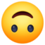 UPSIDE-DOWN FACE emoji in Facebook's design style - Unicode 1F643