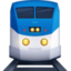 TRAIN emoji in Facebook's design style - Unicode 1F686