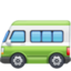 MINIBUS emoji in Facebook's design style - Unicode 1F690