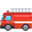 FIRE ENGINE emoji in Facebook's design style - Unicode 1F692