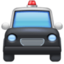 ONCOMING POLICE CAR emoji in Facebook's design style - Unicode 1F694