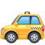 TAXI emoji in Facebook's design style - Unicode 1F695