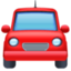 ONCOMING AUTOMOBILE emoji in Facebook's design style - Unicode 1F698