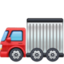 ARTICULATED LORRY emoji in Facebook's design style - Unicode 1F69B