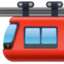 SUSPENSION RAILWAY emoji in Facebook's design style - Unicode 1F69F