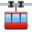 AERIAL TRAMWAY emoji in Facebook's design style - Unicode 1F6A1