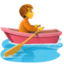 ROWBOAT emoji in Facebook's design style - Unicode 1F6A3