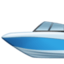 SPEEDBOAT emoji in Facebook's design style - Unicode 1F6A4