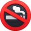 NO SMOKING SYMBOL emoji in Facebook's design style - Unicode 1F6AD