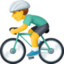 MAN BIKING emoji in Facebook's design style - Unicode 1F6B4-200D-2642-FE0F