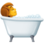 BATH emoji in Facebook's design style - Unicode 1F6C0