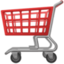 SHOPPING TROLLEY emoji in Facebook's design style - Unicode 1F6D2