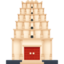 HINDU TEMPLE emoji in Facebook's design style - Unicode 1F6D5