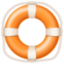 RING BUOY emoji in Facebook's design style - Unicode 1F6DF