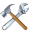 HAMMER AND WRENCH emoji in Facebook's design style - Unicode 1F6E0-FE0F