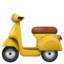 MOTOR SCOOTER emoji in Facebook's design style - Unicode 1F6F5