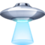 FLYING SAUCER emoji in Facebook's design style - Unicode 1F6F8