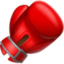 BOXING GLOVE emoji in Facebook's design style - Unicode 1F94A