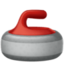 CURLING STONE emoji in Facebook's design style - Unicode 1F94C