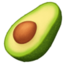 AVOCADO emoji in Facebook's design style - Unicode 1F951