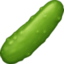 CUCUMBER emoji in Facebook's design style - Unicode 1F952