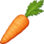 CARROT emoji in Facebook's design style - Unicode 1F955