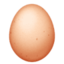 EGG emoji in Facebook's design style - Unicode 1F95A