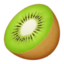 KIWIFRUIT emoji in Facebook's design style - Unicode 1F95D