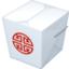 TAKEOUT BOX emoji in Facebook's design style - Unicode 1F961