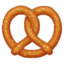 PRETZEL emoji in Facebook's design style - Unicode 1F968