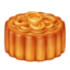 MOON CAKE emoji in Facebook's design style - Unicode 1F96E