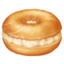 BAGEL emoji in Facebook's design style - Unicode 1F96F