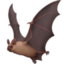 BAT emoji in Facebook's design style - Unicode 1F987