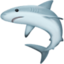 SHARK emoji in Facebook's design style - Unicode 1F988